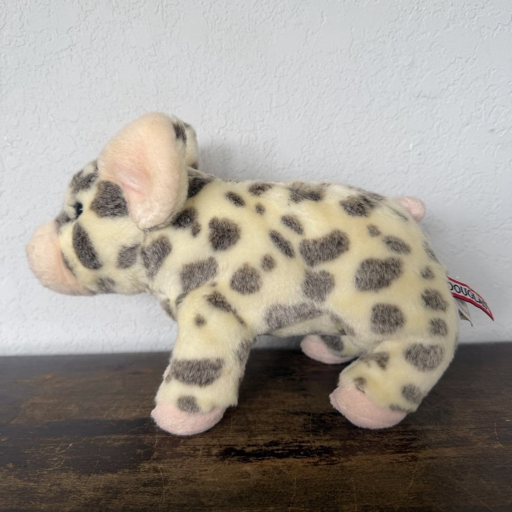 Douglas Cuddle Toy‎ Spotted Pig Pauline Plush Stuffed Animal Nostalgia Gift 10" - Picture 2 of 7